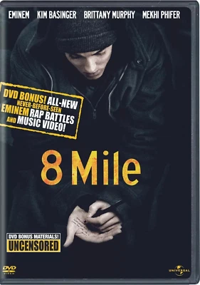 8 Mile (Widescreen Edition with Censored Bonus Features) - DVD - LIKE NEW! - Image 1 of 3