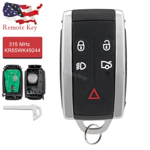 KR55WK49244 Smart Keyless Remote Key Fob for Jaguar XF XFR XK XKR 315MHz FSK - Picture 1 of 6