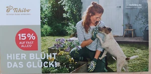 Tchibo 15 % Sparen Rabatt Gutscheincode bis 31.08.2025 online oder Filiale - Bild 1 von 2
