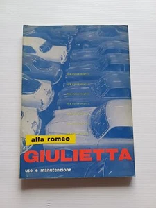 Alfa Romeo Giulietta SZ Sprint Spider Veloce 1961 manuale uso libretto originale - Picture 1 of 23