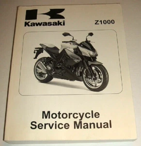 Manual de servicio Kawasaki Z1000 2010 Z 1000 taller reparación OEM - Imagen 1 de 6