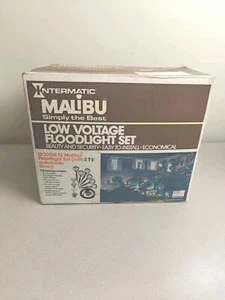 VTG Malibu Series LV2006T12 & Power Pack 12 Volt 6 Light Set Black Landscape NEW - Picture 1 of 24