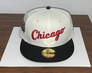 Pro Image America x New Era Chicago White Sox 1991 Bulls White Sz 7 5/8 New - Picture 1 of 4