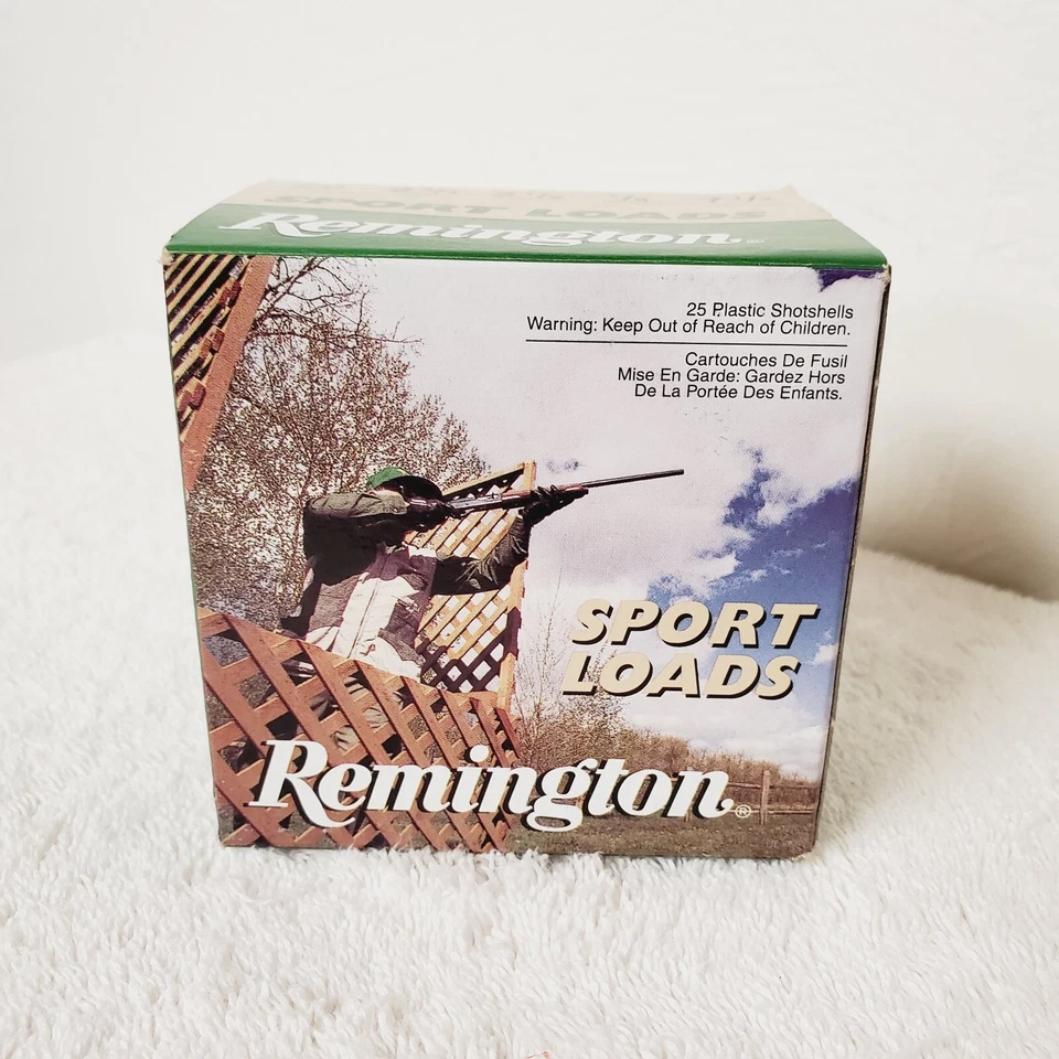 Remington Sport Load R20SL10075 Shotshell 20G Green Collector's EMPTY BOX - Image 1 of 4