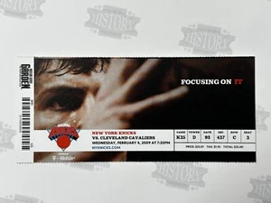 2009 LeBron James 52 Punkte Ticket 2.4.09 Cleveland Cavaliers at New York Knicks - Bild 1 von 2