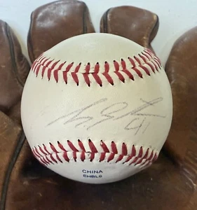 Carlos Santana Signed Autographed Official ROL Official League Baseball - Picture 1 of 2