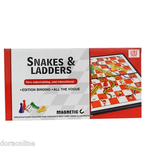 Snakes and Ladders Board Game Kids Strategy Toys Games - Picture 1 of 8