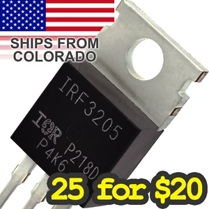 MOSFET - IRF3205 110A 55V - Transistor for Arduino Pi TTL - Picture 1 of 18