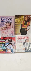 Vintage Woman's Day and Family Circle Crochet and knitting magazines. Lot of 4 - Picture 1 of 7