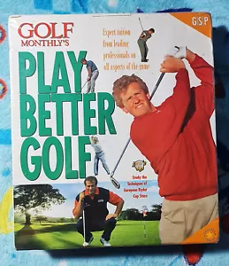 Golf Monthly's Play Better Golf - Big Box PC CD-ROM de colección nuevo y sellado - Imagen 1 de 5