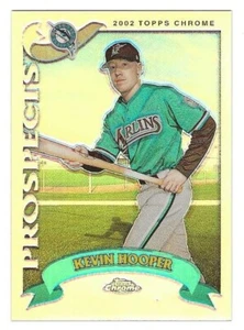 2002 Topps Traded rifrattore cromato #257 Kevin Hooper Florida Marlins RC BV $4 - Foto 1 di 1