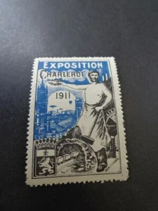 Belgien Aschenputtel Ausstellungsmarke 1911 Charleroi - Bild 1 von 1