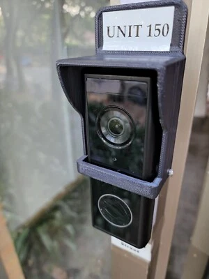 WALL MOUNTING BRACKET WITH SHROUD FOR EUFY BATTERY VIDEO DOORBELL 2K Homebase - Bild 1 von 4