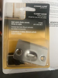 PRIME-LINE N 7334 Closet Door Ball Catch/Strike,3-45/64" L - Picture 1 of 2