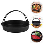 Japanese Cast Iron Sukiyaki & Shabu Shabu Hotpot Pan for Home & Camping