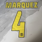 2004-06 MARQUEZ Barcelona Home Away  Nameset Dorsal Name Number La Liga League
