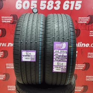 2x 235 55 R18 100V CONTINENTAL ECO CONTACT 6 5.8/5.6MM REF. 14093 - Imagen 1 de 7