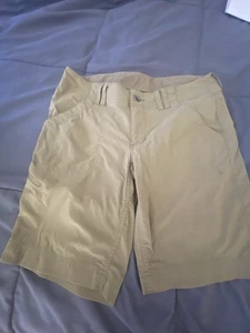 Marmot Women's Ginny Shorts Size 8 Solid Khaki Tan Hiking Outdoors - Picture 1 of 5