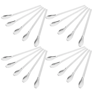  Cuchara de té helado de acero inoxidable 24 piezas cucharas mezcladoras paleta agitadora - Imagen 1 de 12