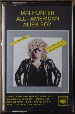 Ian Hunter - All American Alien Boy - 1976 Cassette Tape - Paper Labels - Image 1 of 4