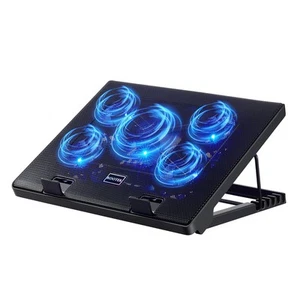 Kootek Laptop Cooling Pad, Laptop Cooler with 5 Quiet Fans for 12"-17" Comput... - Picture 1 of 7