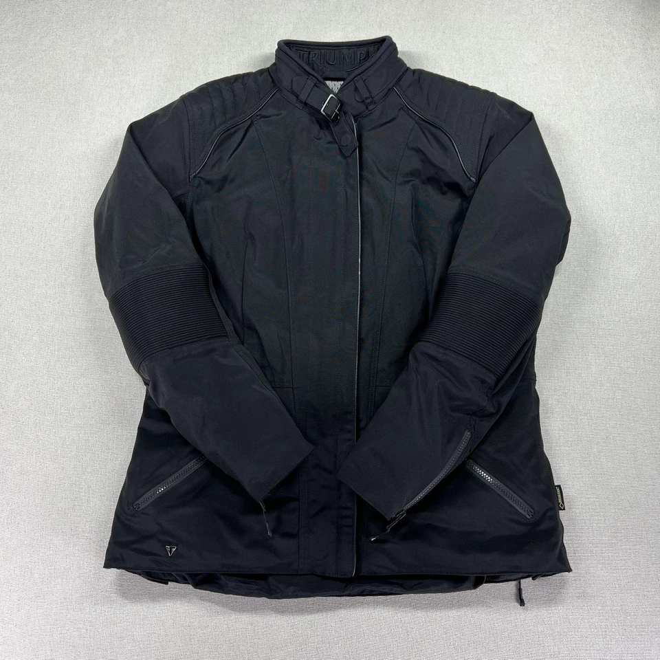 Triumph Charlotte куртка женщин 2XL черный Gore-Tex D3O мотоцикла езды бронированный - Изображение 1 из 4