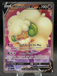 Whimsicott V 160/172 Full Art Ultra Rare Holo Pokemon Brilliant Stars NM - Picture 1 of 2