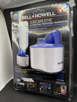 Bell and Howell Personal Humidifier Sonic Breathe Ultrasonic Portable Silent NEW - Image 1 of 4
