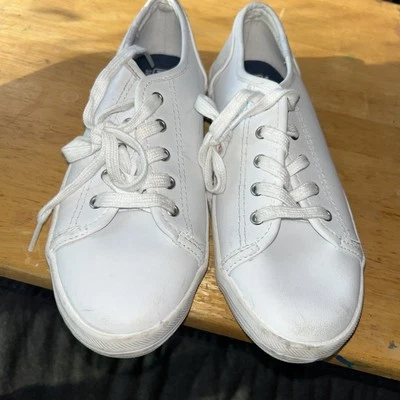 Keds Kids Champion Originals All White Shoes Size 1.5 - Image 1 of 4