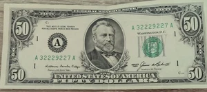 50 US Dolllar Bill 1985  A-32229227A - Picture 1 of 1