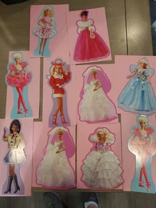 Vintage Set of 10 1990s Hallmark Collector Barbie  Cards t3 - Picture 1 of 11
