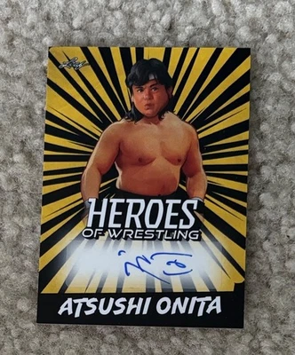 Leaf Heroes Of Wrestling 2023 Atsushi Onita ¡Amarillo Automático! Foto 1 de 2