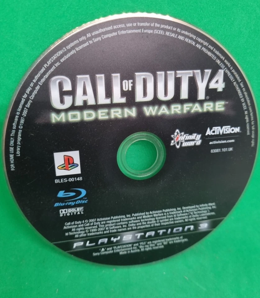 Call of Duty 4 Modern Warfare  Sony Playstation 3 - Disc Only - image 1 of 1