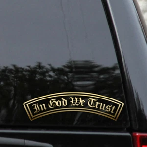 In God We Trust Vinyl Decal – Church Patriot America Sticker - Picture 1 of 2