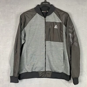Reebok Jacket Mens XL Full Zip Hooded Lightweight Zip Pockets Crossfit Running - Picture 1 of 8