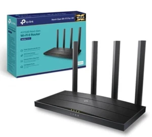 Router 5g Wifi 1200mbps 802.11ax 4 Porte Ethernet Gigabit + Antenne Tp-Link Ax12 - Photo 1/1
