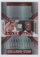 2007 Donruss Elite Extra Edition College Ties Red /100 Julio Borbon JP Arencibia