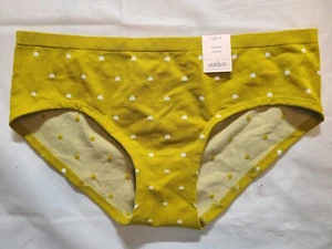 Women's Seamless Hipster Underwear -Auden Bookoo Green Size Large - Picture 1 of 5