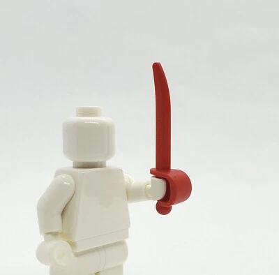 Lego Prototype Red Sword Cutlass Minifigure Misprint Error Rare as SDCC NYCC! - Image 1 of 3