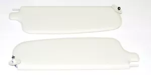 Sun Visor Set White Fits Left & Right Side Fits Volkswagen Ghia 1965-1974 - Picture 1 of 1