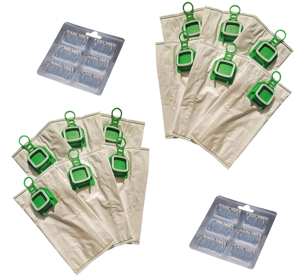 GECASA SRL FOLLETTO VK 140 VK150 12 SACCHI SACCHETTI E 12 PROFUMINI TIPO DOVINA ADATTABILI