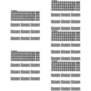 50 Blatt Ersatz-Tastaturaufkleber, arabische Tastatur-Buchstabenaufkleber, - Bild 1 von 12