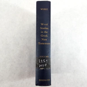 Wuest Word Studies: Vol 3 - 1966 Hardcover by Kenneth S Wuest - NO TEXT MARKS - Picture 1 of 10