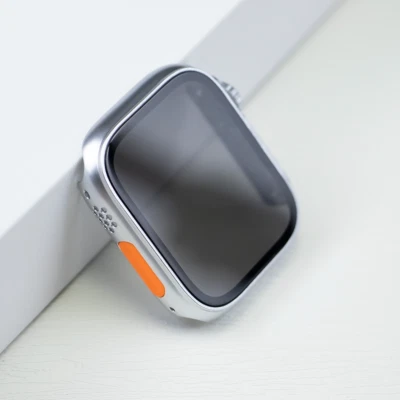 Privacy Tempered Screen Protector For Apple Watch Case 9 8 7 6 5 Change to Ultra - Image 1 of 4