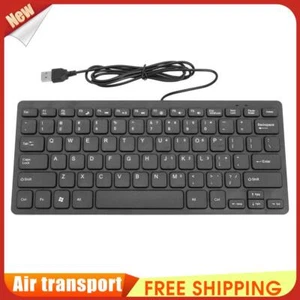 K1000 Super Slim USB Mini Multimedia Wired Keyboard Waterproof Kaypad for Laptop - Picture 1 of 11