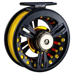 Goture voll beladene schwarze Fliegenrolle 5/6, 7/8 - Bild 1 von 5