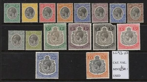 Territory of Tanganyika 1927-31 KG 5th set 16 to £1, fine mint (2024/12/09#07) - Picture 1 of 2