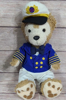 Disney Cruise Line Plush Duffy Hidden Mickey Bear Stuffed Animal Captain 15" - Image 1 of 4