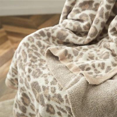 Camouflage Leopard Fleece Soft Blanket Throw Rug Knit Sofa Bed Couch 130X160cm - Image 1 of 4