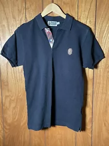 BAPE Ape Poloshirt A Bathing Ape | Schwarz | Gr. Small - Bild 1 von 6